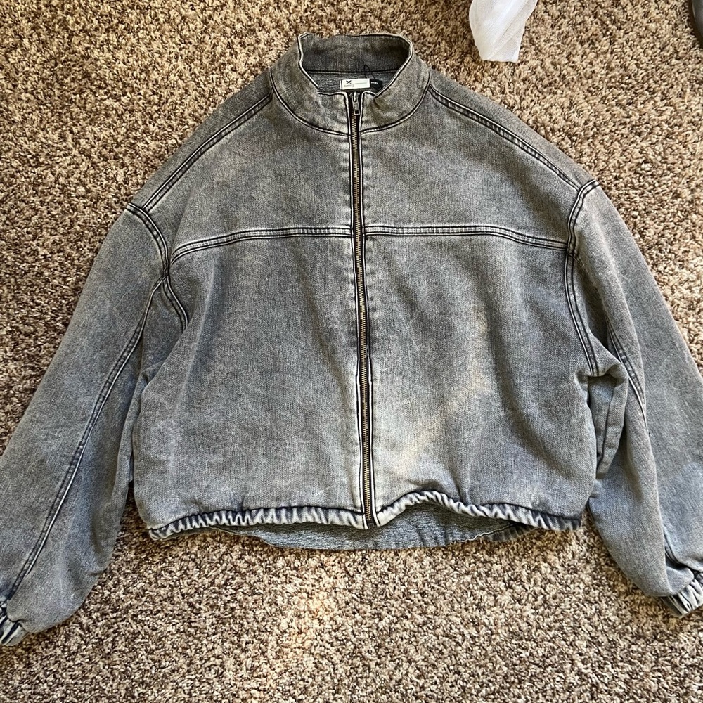 Black Jean jacket.